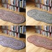 Triple Disc Crocheted Rag Rug - Your Choice of Colors