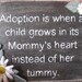 Adoption the heart of a mom