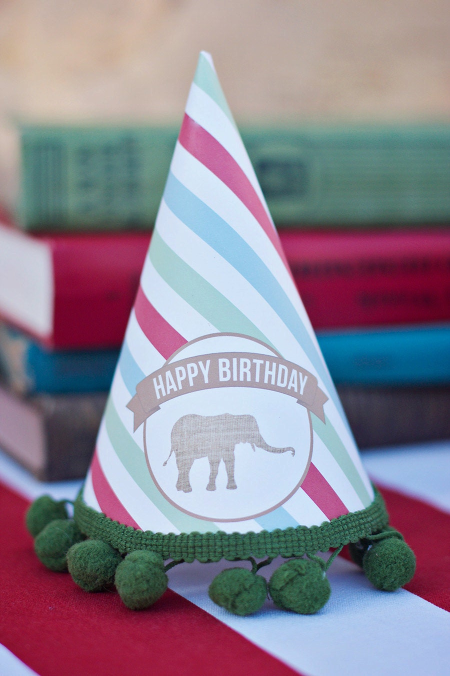 DIY Printable Party Hat - Zoo/Safari Party