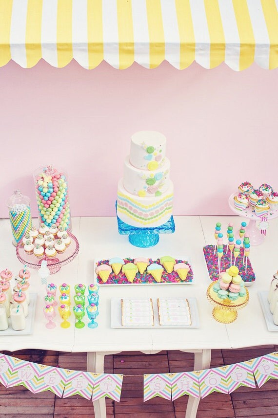 Printable Sweet Shoppe Party Package
