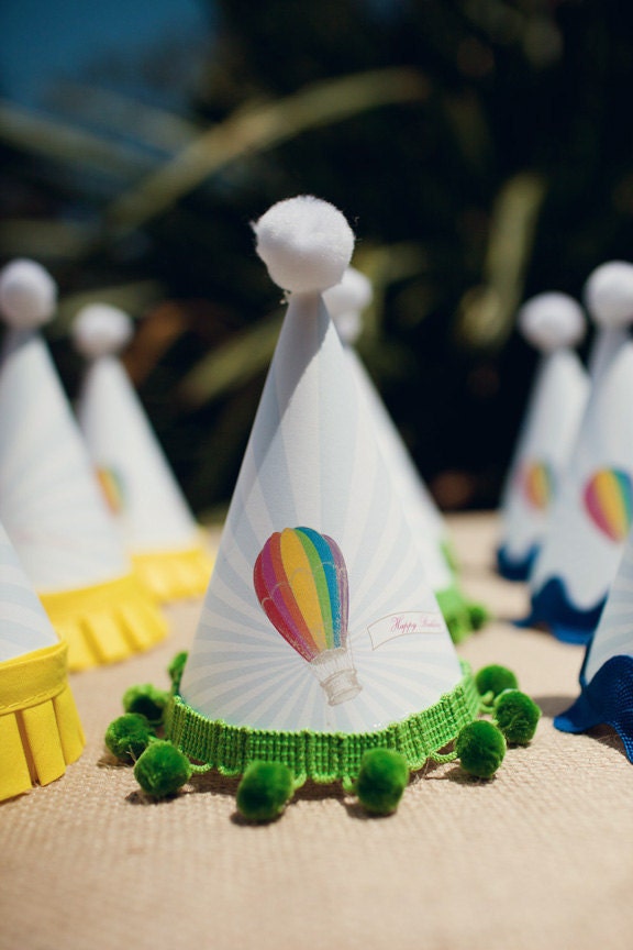 Hot Air Balloon Party Collection- Printable