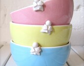 Baby Yellow Happy Angel Bowl