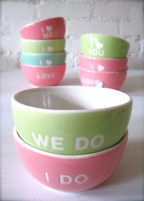 WE DO Angel Lime Green Bowl