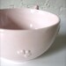 Pink Happy Heart clover Angel Bowl