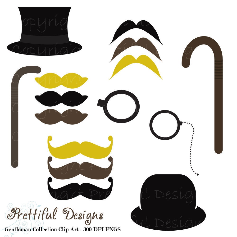 Mustache Top Hat