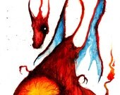 Charizard - Matte Print - 13"x19"