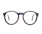 Round transparent Vintage Eyeglasses Agata