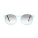 Samba celeste glace round Vintage Sunglasses