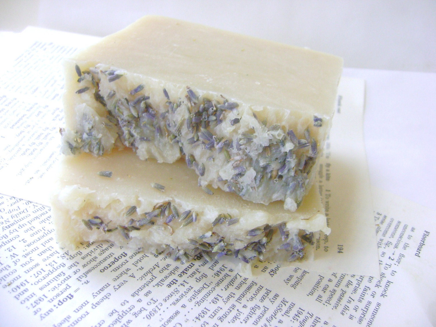 Lavender Soap, Hot Process French Lavender, 100% Natural