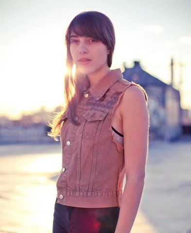 RUST RHOMBUS VEST