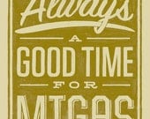 Always a Good Time for Migas art print