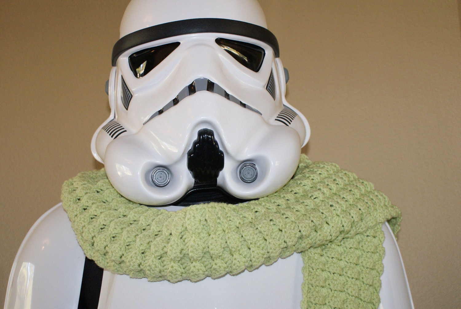 Crochet Scarf Crochet Green Scarf