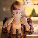 RESERVED FOR KATHY. Do not purchase if you are not this customer.Owly owl's  cousin, soft  art toy by Wassupbrothers