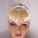Delphinium lace headband ivory