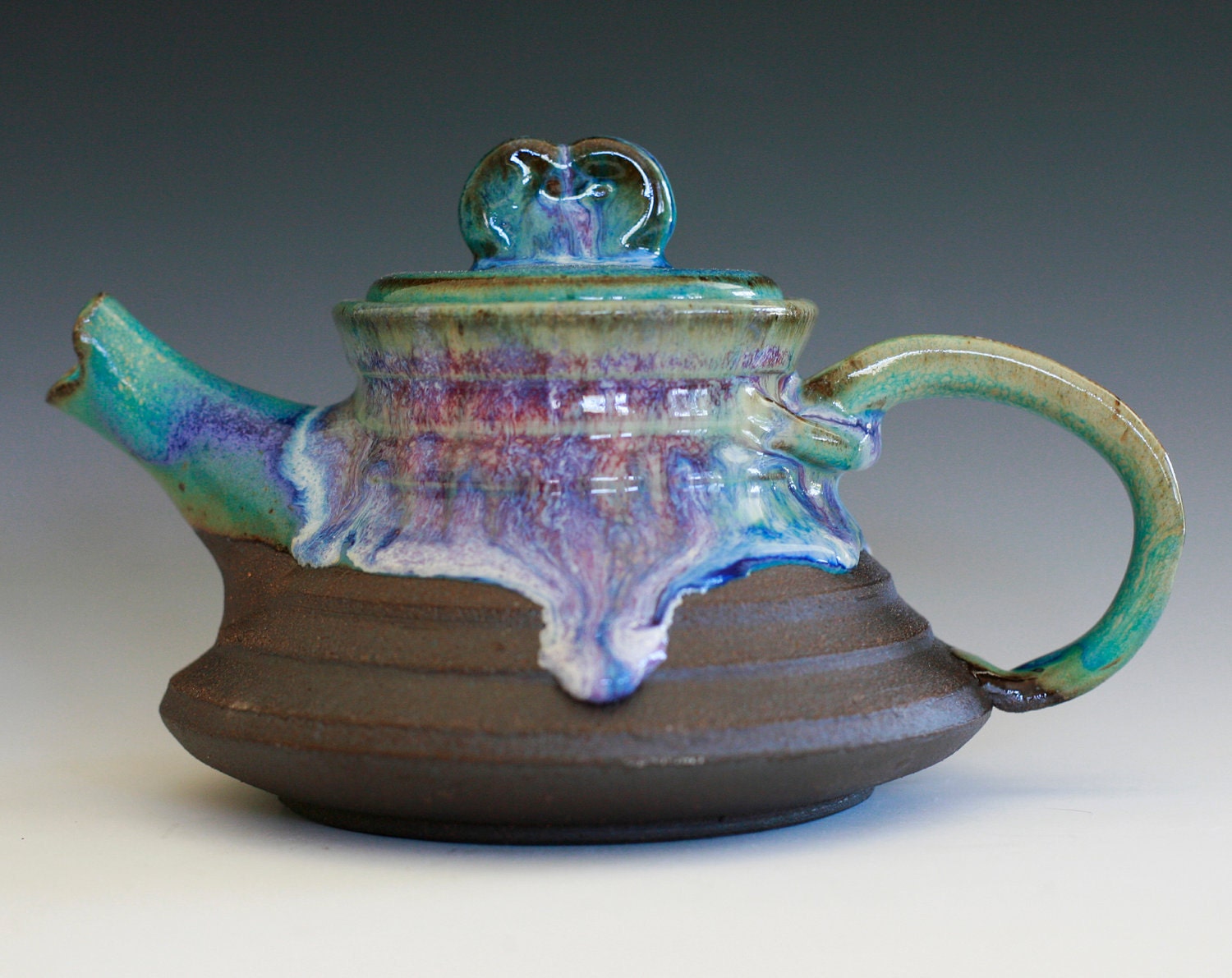 Hamasaki, Seashore Teapot, Handmade Ceramic Teapot, ceramics and pottery