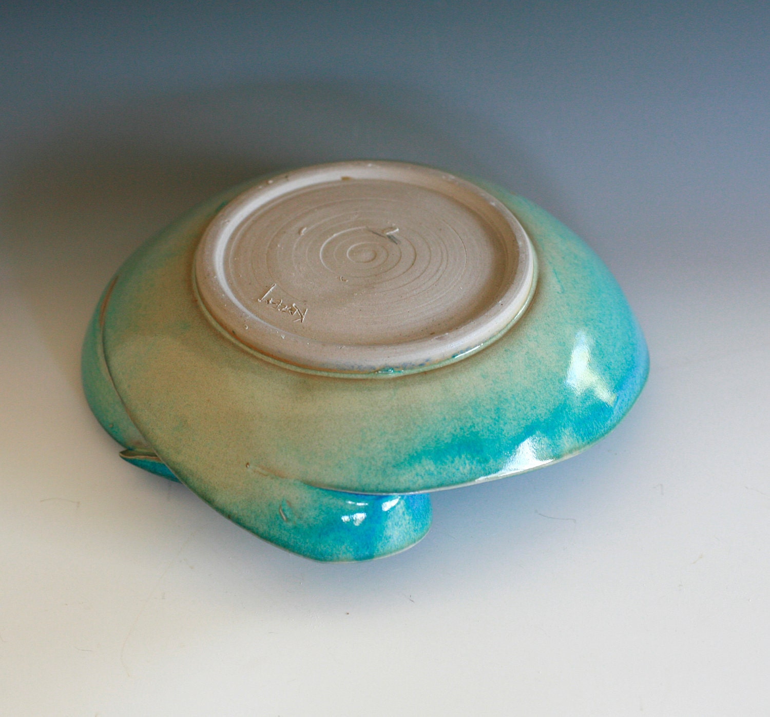 Small Chip and Dip Dish, Veggie Dip, handmade ceramic dish