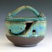 Kitty-Proof Yarn Bowl -- handmade ceramic yarn bowl, In stock Ready to Ship