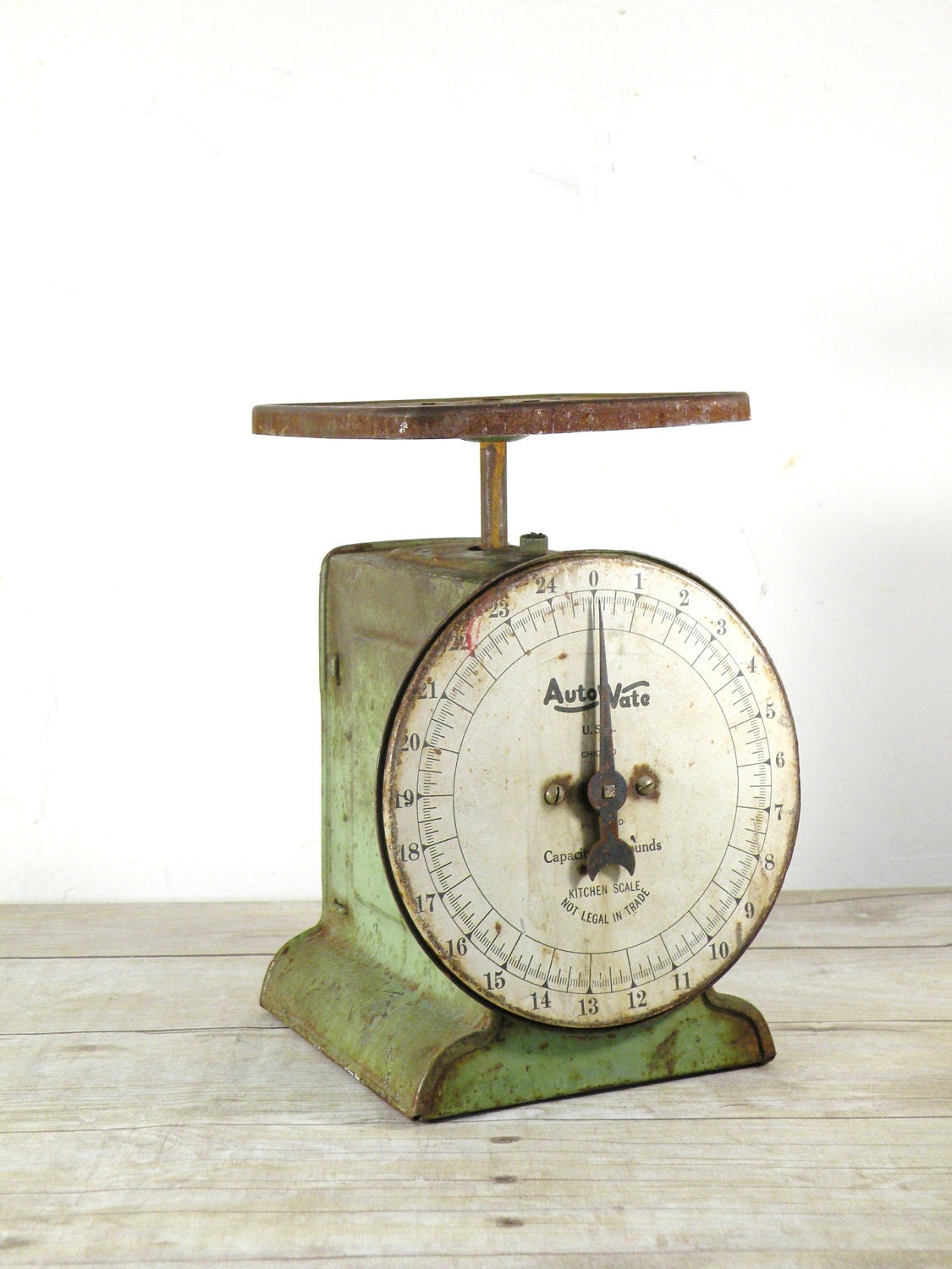 vintage green scale