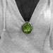 Emerald Bewitched -- Wearable Art tree Locket-Valentine's Gift