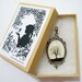 Serenity -- Wearable Art Cameo Necklace-Valentine's Gift