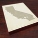 I Love LA 8x10 Wood Block Art Print - Los Angeles California City State Heart
