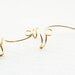 Ear Cuff Gold Double Ear Wrap