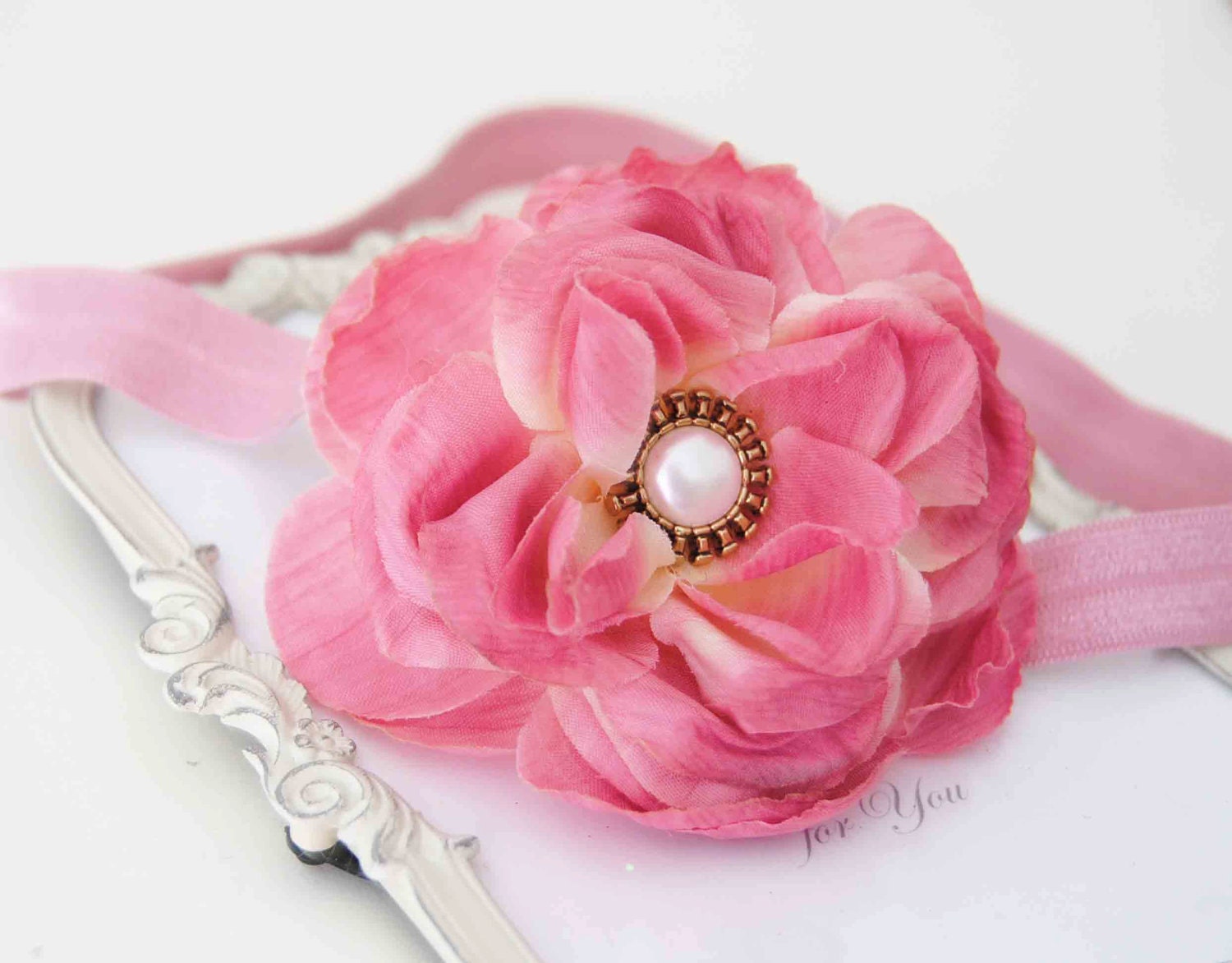 Vinatge Pink  Flower