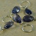 Iolite Pear Shaped Charm Pendant