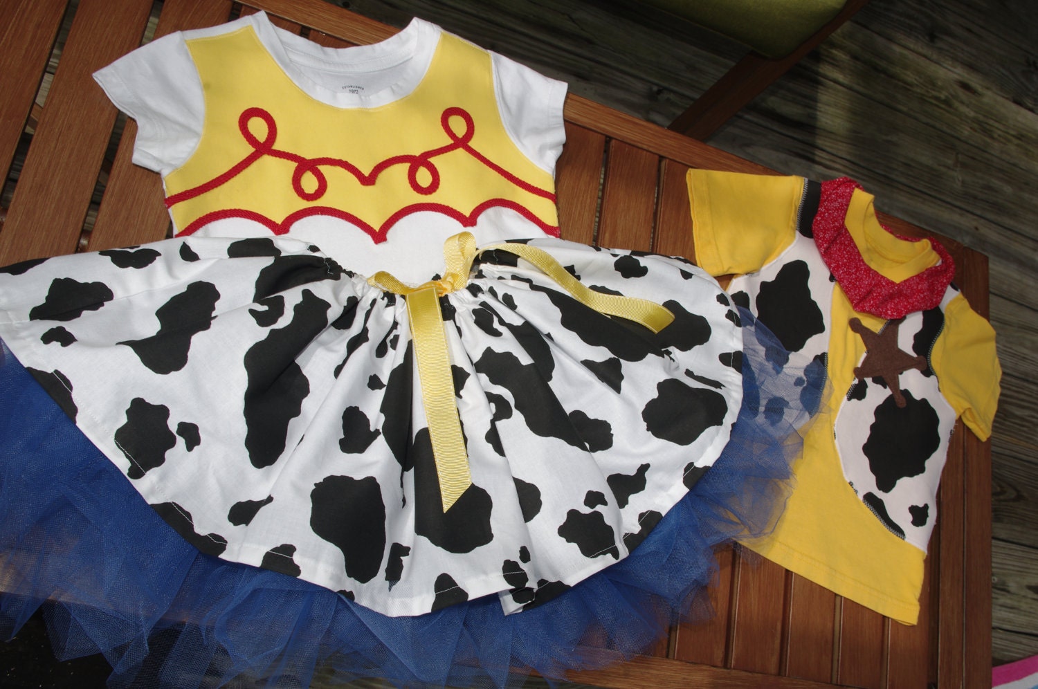 Jessie the Cowgirl Inspired Tutu Twirl Skirt