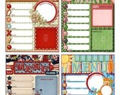 Weekly Menu Planners SUMMER Bundle - Printable INSTANT DOWNLOAD