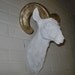 Faux Taxidermy / Ram Head / Animal Head Wall Mount / Modern Wall Decor