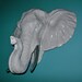 Faux Taxidermy Elephant Head / Wall decor