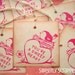 You're a SWEETHEART Hang Tags Vintage Inspired with Bird, Pink, Cream, Gift, Packaging, Love