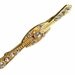 Pins, gold tone rhinestone 2pcs
