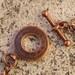 Pocket Watch-Style Clock Toggle Clasp - bracelet clasp replacement upgrade