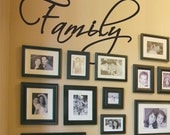 Family 18x10 - Vinyl Wall Lettering