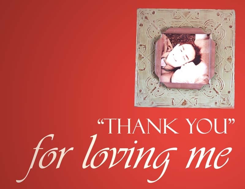 Thank You for loving me 10x36 - Vinyl wall quote