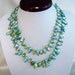Bead Necklace,Beaded Jewelry,Mothers Necklace,Pearl Necklace Free shipping-48 Inch Single-Strand Necklace With Multi-Color Baroque Pearls