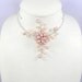 bridesmaid gift ,Bead Necklace,Beaded Jewelry,Pearl Necklace With Pearl  Quartz