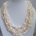wedding gifts,bridesmaid gifts,Beaded Jewelry,Pearl Necklace With White Freshwater Pearl
