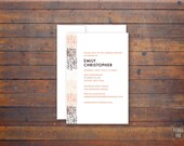 Champagne Bubbles Eco Friendly Bridal Shower Invitation