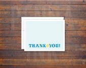 Eco Friendly Baby Boy Thank You Note