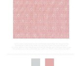 premium flower check cotton 1yard (44 x 36 inches) 18463