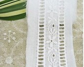 cotton lace 1yard (width 4 cm) white 12881