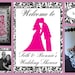 Black and White Printable (Add a color) Shower or Engagement Party - Love Theme