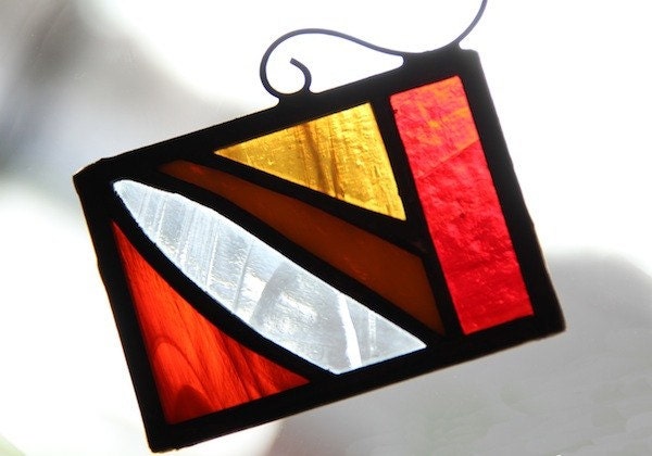 Handmade Abstract Stained Glass
