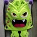 Monster on my back - Drawstring fleece & felt cute monster backpack purse