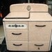 Vintage Antique Art Deco Norge Porcelain Stove circa 1925-1930