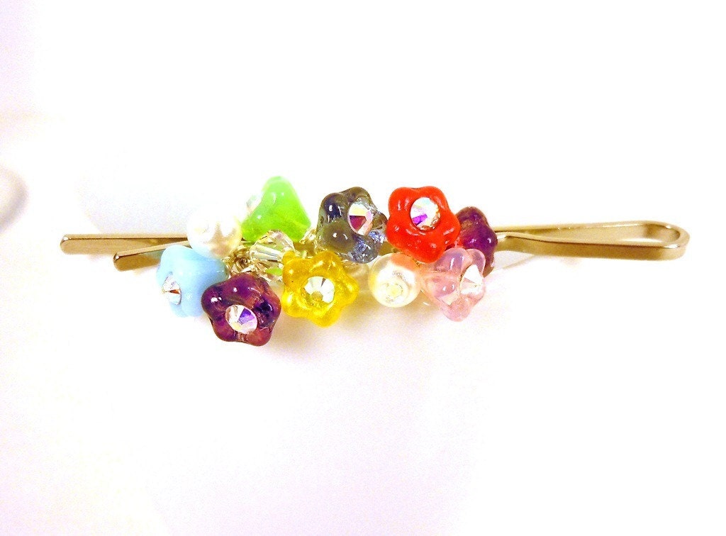 Bridal Hair Pins Bridal Bouquet Bobby Pin Set of 2