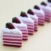 Strawberry Layer Cake Charm Polymer Clay